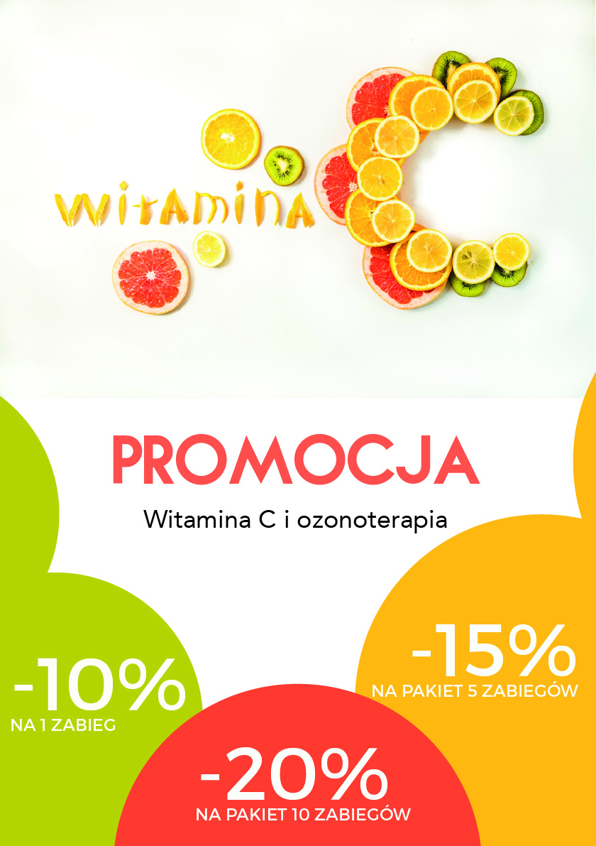 Promocja -20% na Witaminę C i Ozonoterapię